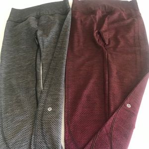 💝SOLD💝Lululemon Leggings (a pair) like new